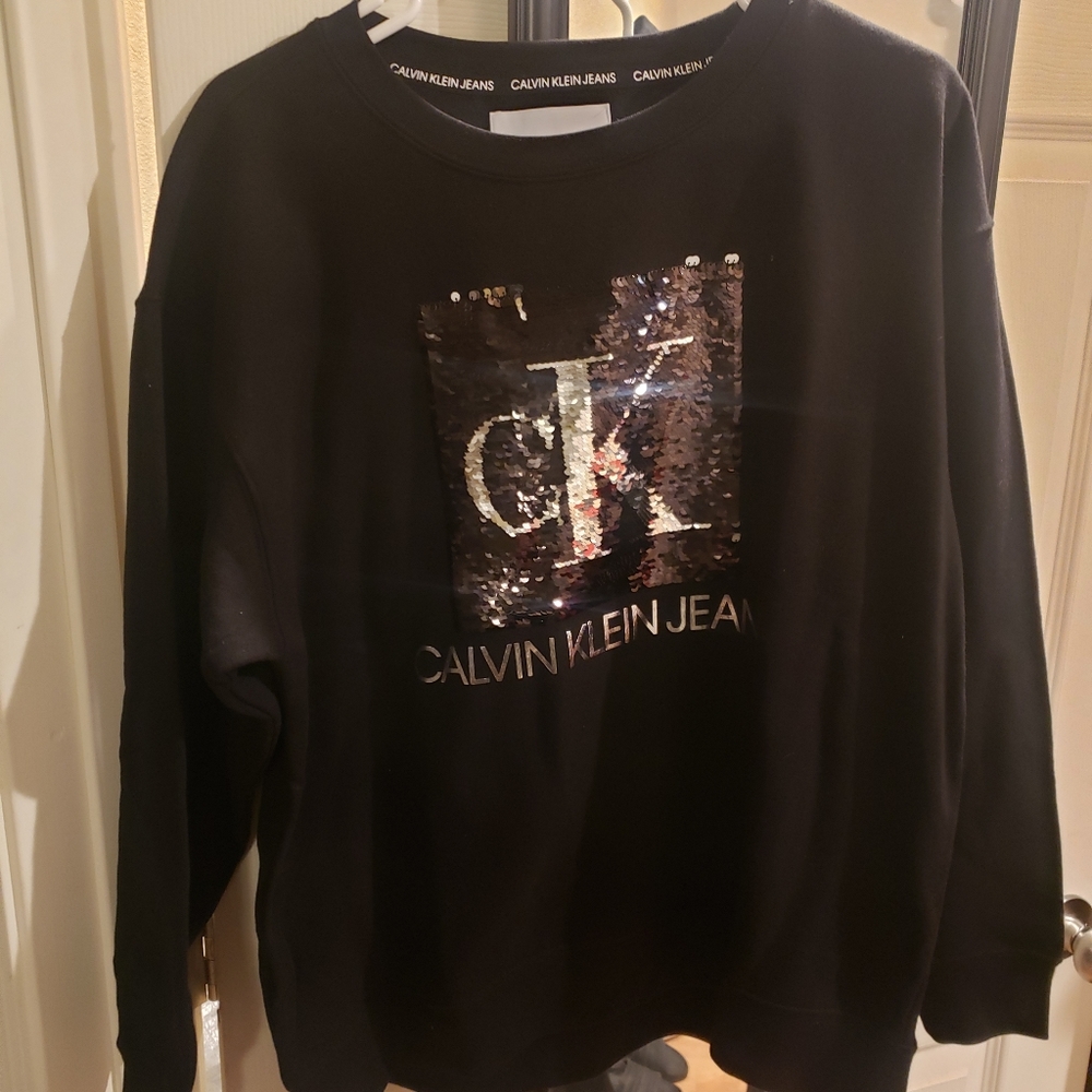 Calvin Klein Flip-Sequin Sweatshirt